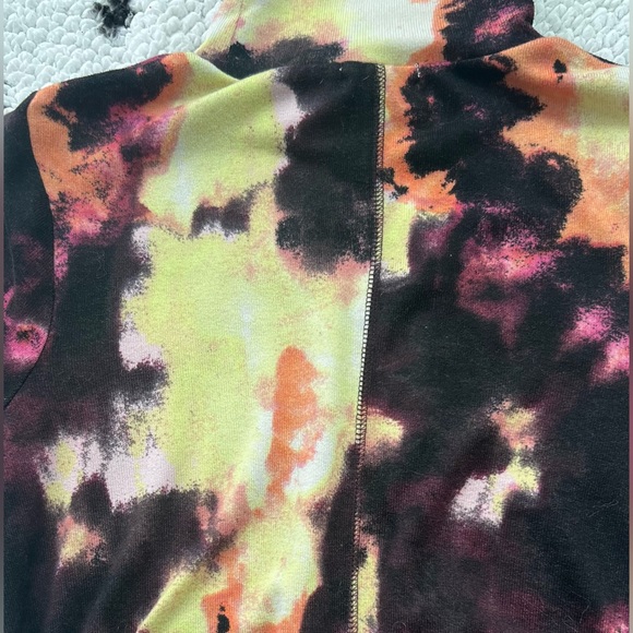 bp purple tie dye turtleneck size M - Picture 5 of 6